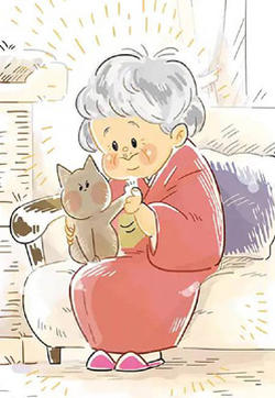 祖母与猫的封面图