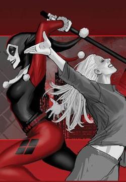 哈莉·奎因：黑白红的封面
