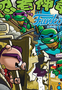 忍者神龟1987：Funko玩具漫画封面